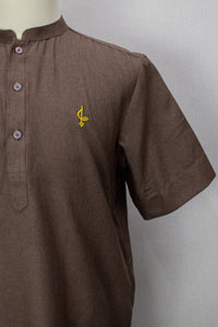 Ameen Kurta - Brown