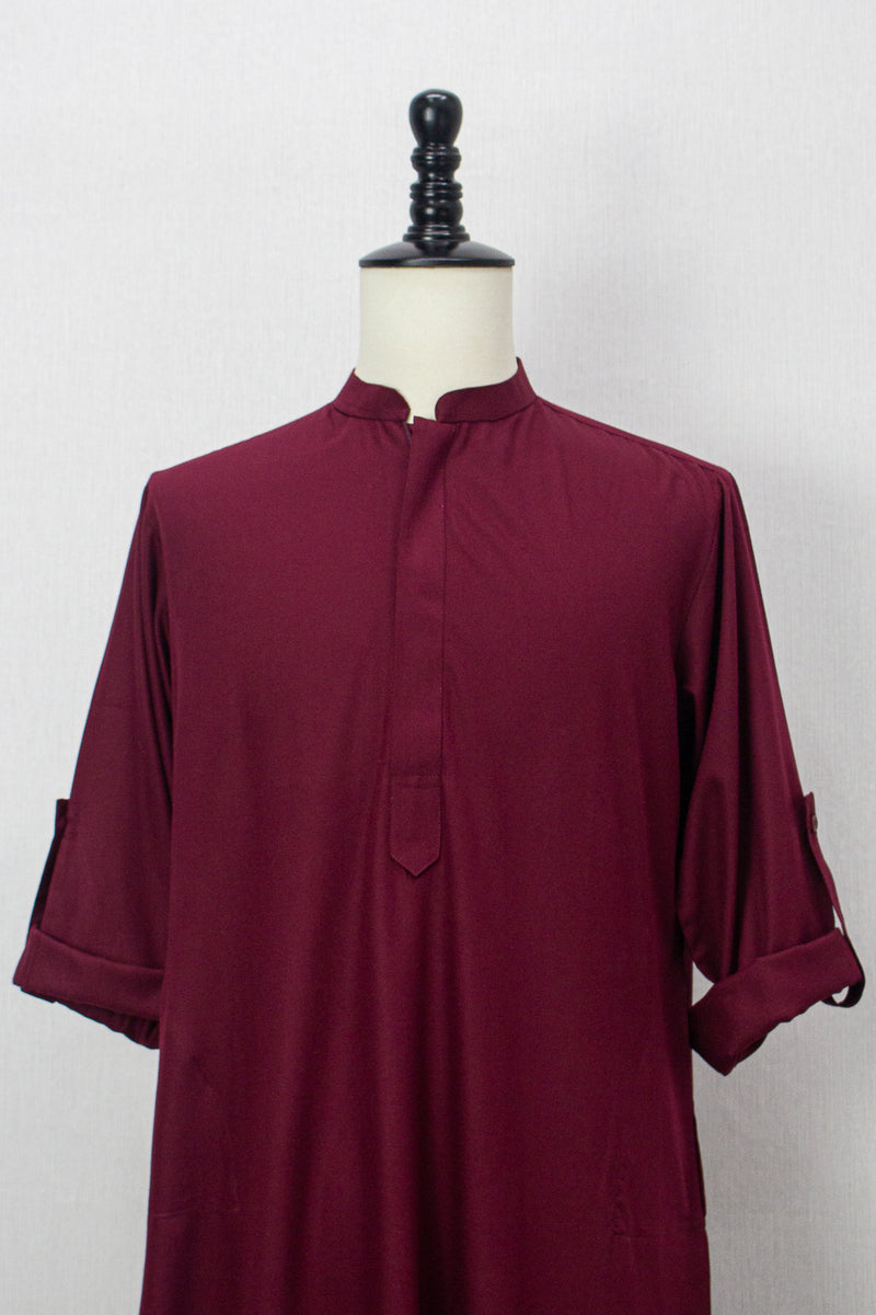 Amir Jubba Long Sleeve, Maroon