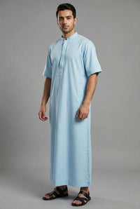 Amir Jubba Short Sleeve, Baby Blue