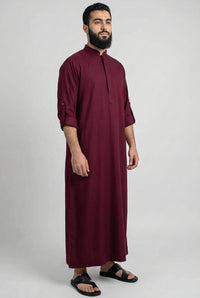 Amir Jubba Long Sleeve, Maroon