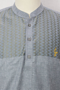 Ashraf Kurta Men Short Sleeve, C5
