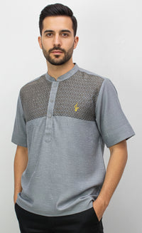 Ashraf Kurta Men Short Sleeve, A1