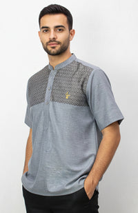 Ashraf Kurta Men Short Sleeve, A11