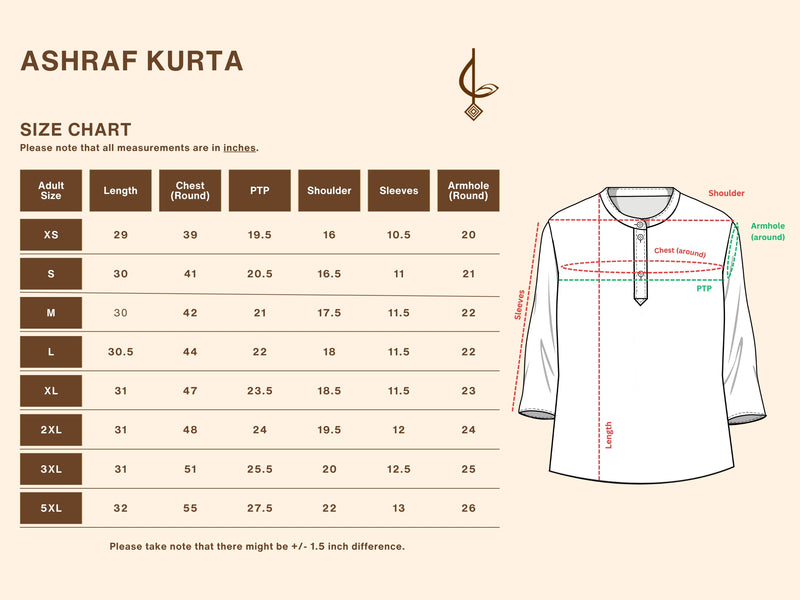 Ashraf Kurta Men Short Sleeve, B1