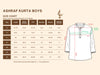 Ashraf Kurta Boys Long Sleeve, Q8