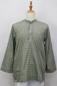 Aslam V2 Kurta, Eclipse - Green