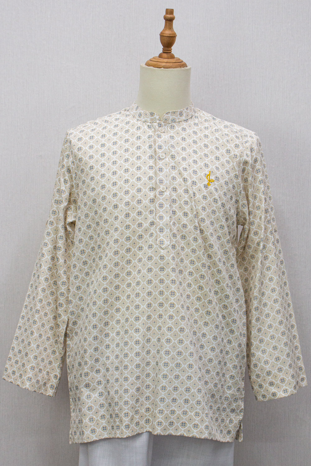 Aslam V2 Kurta, Kazak - Cream