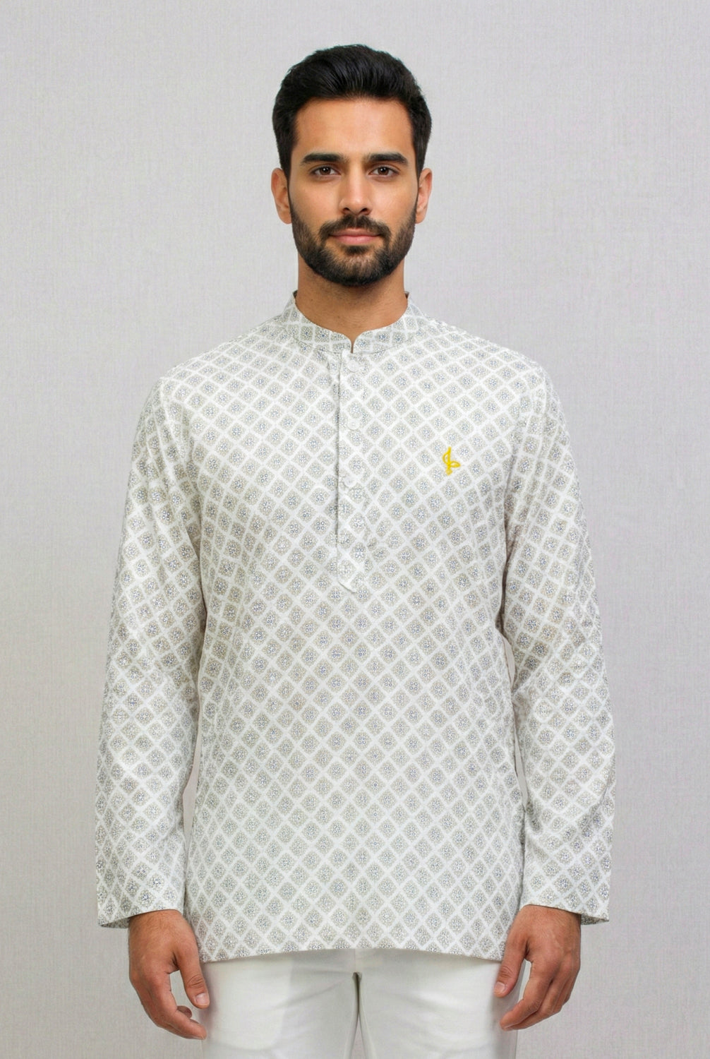 Aslam V2 Kurta, Kazak - Off White