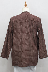 Aslam V2 Kurta, Parquet - Maroon