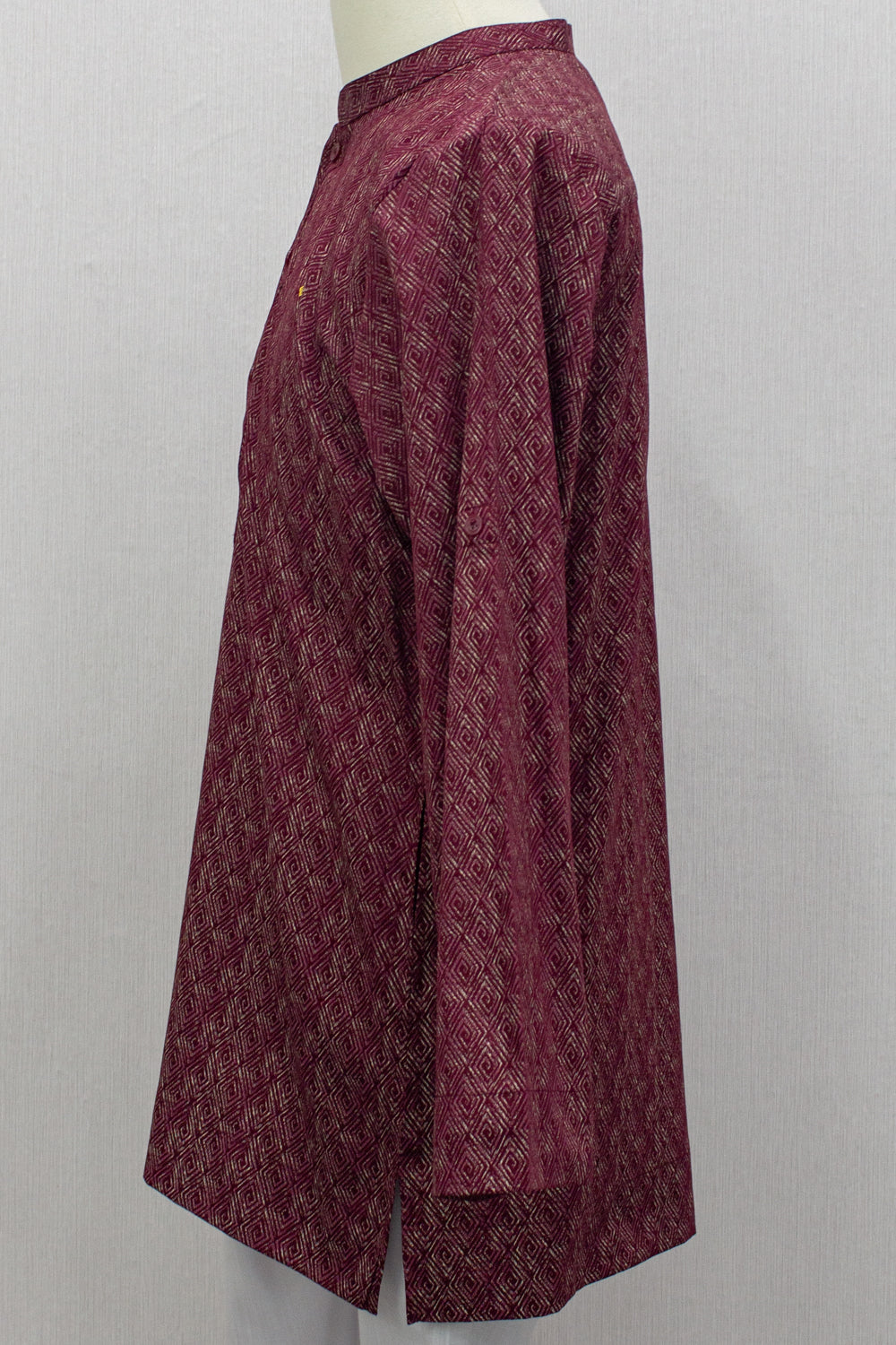 Aslam V2 Kurta, Diamond - Maroon