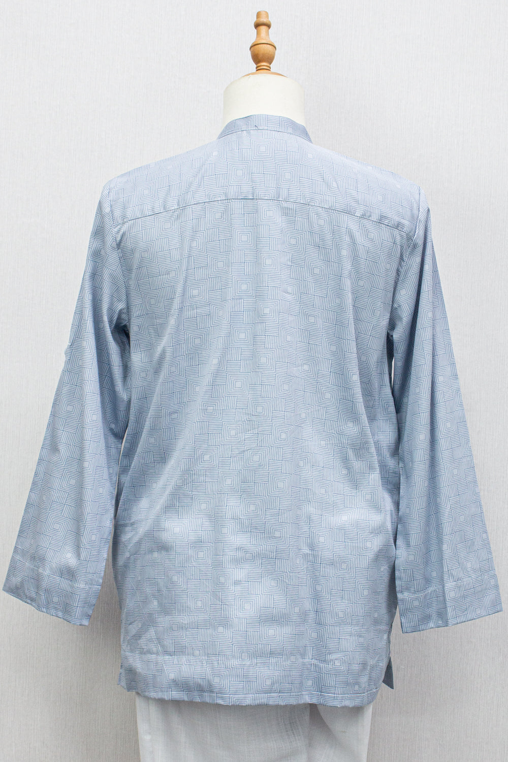 Aslam V2 Kurta, Square2 - Sky