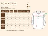 Aslam V2 Kurta, OmbreAbs - Black