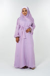 Bangle Dress Abaya - Light Purple