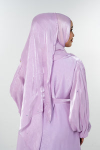 Bangle Dress Abaya - Light Purple