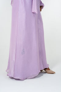 Bangle Dress Abaya - Light Purple