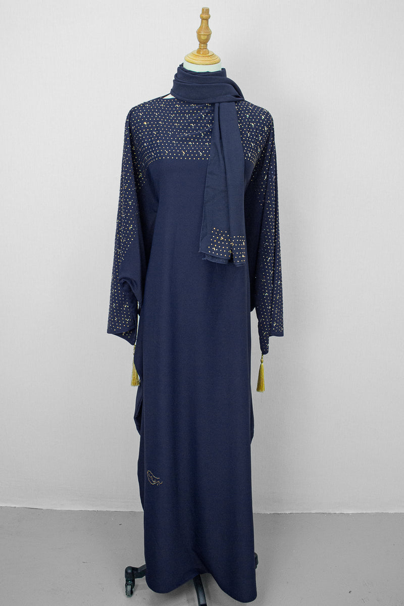 Bahrain Kaftan, Ash Blue