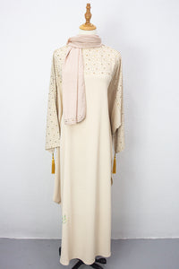 Bahrain Kaftan, Beige