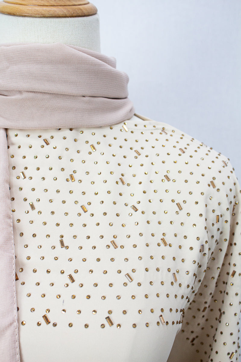 Bahrain Kaftan, Beige