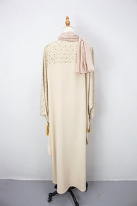 Bahrain Kaftan, Beige