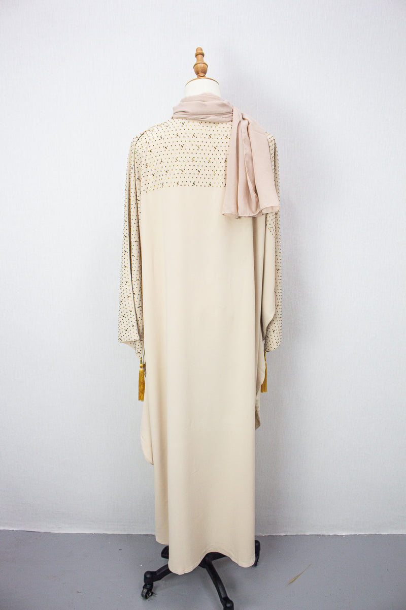 Bahrain Kaftan, Beige