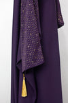 Bahrain Kaftan, Dark Purple