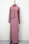 Bahrain Kaftan, Dusty Pink