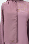 Bahrain Kaftan, Dusty Pink
