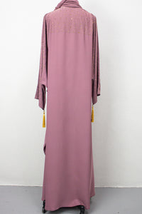 Bahrain Kaftan, Dusty Pink