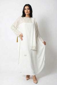 Bahrain Kaftan, White