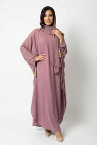 Bahrain Kaftan, Dusty Pink