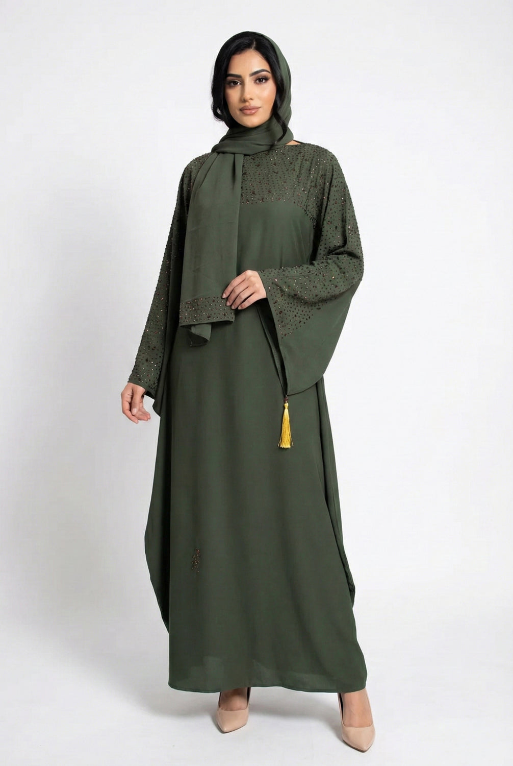 Bahrain Kaftan, Green