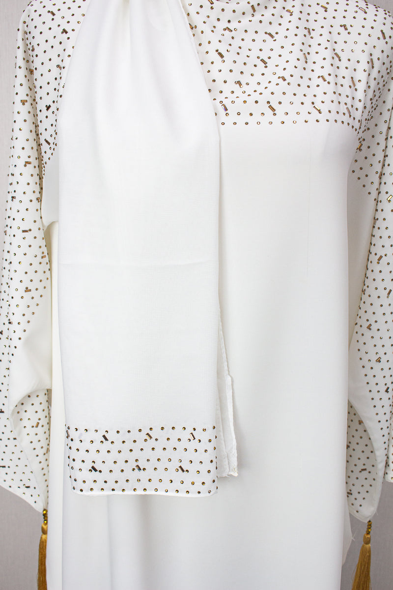 Bahrain Kaftan, White