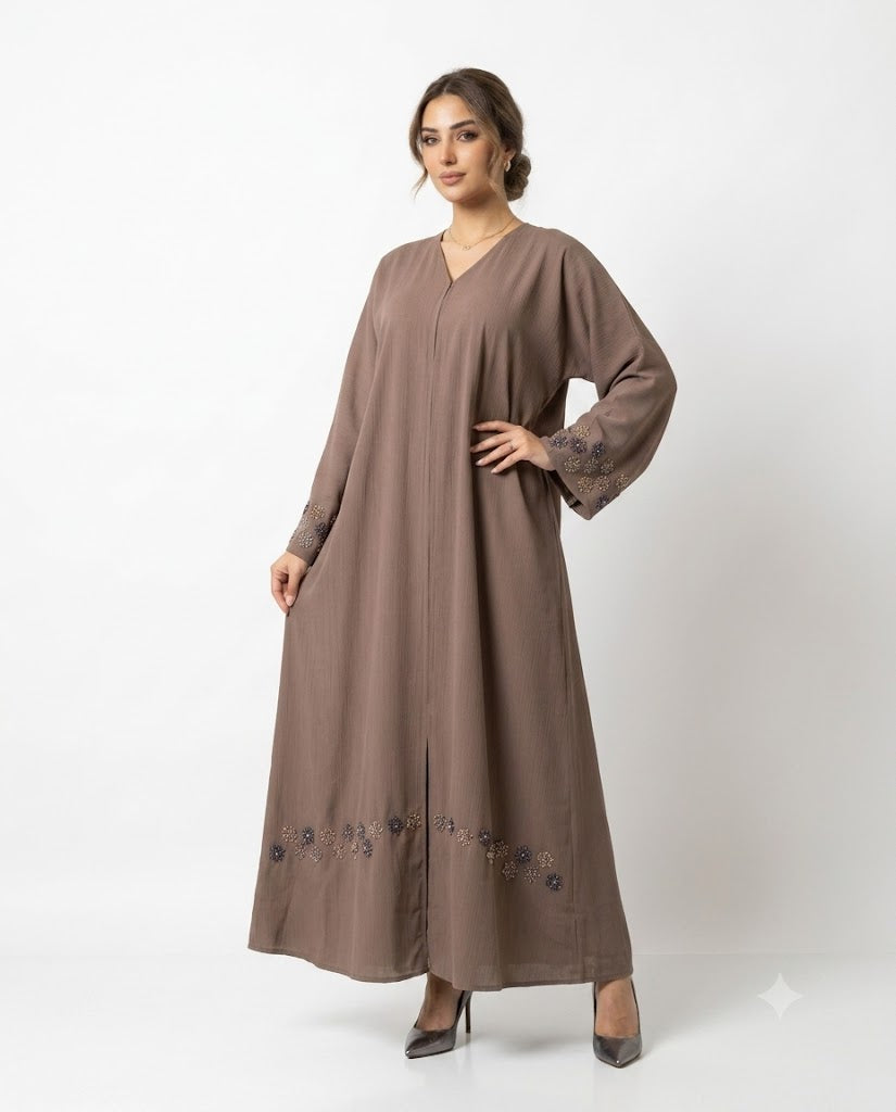 Cherry Beads Abaya