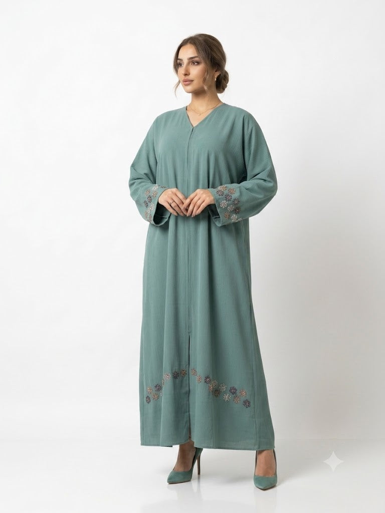 Cherry Beads Abaya