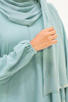 Geenani Abaya - Light Teal