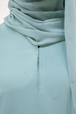 Geenani Abaya - Light Teal