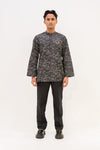 Aslam Kurta - Black Paisley