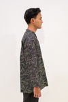 Aslam Kurta - Black Paisley