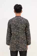 Aslam Kurta - Black Paisley