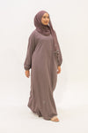 Geenani Abaya - Dark Mauve