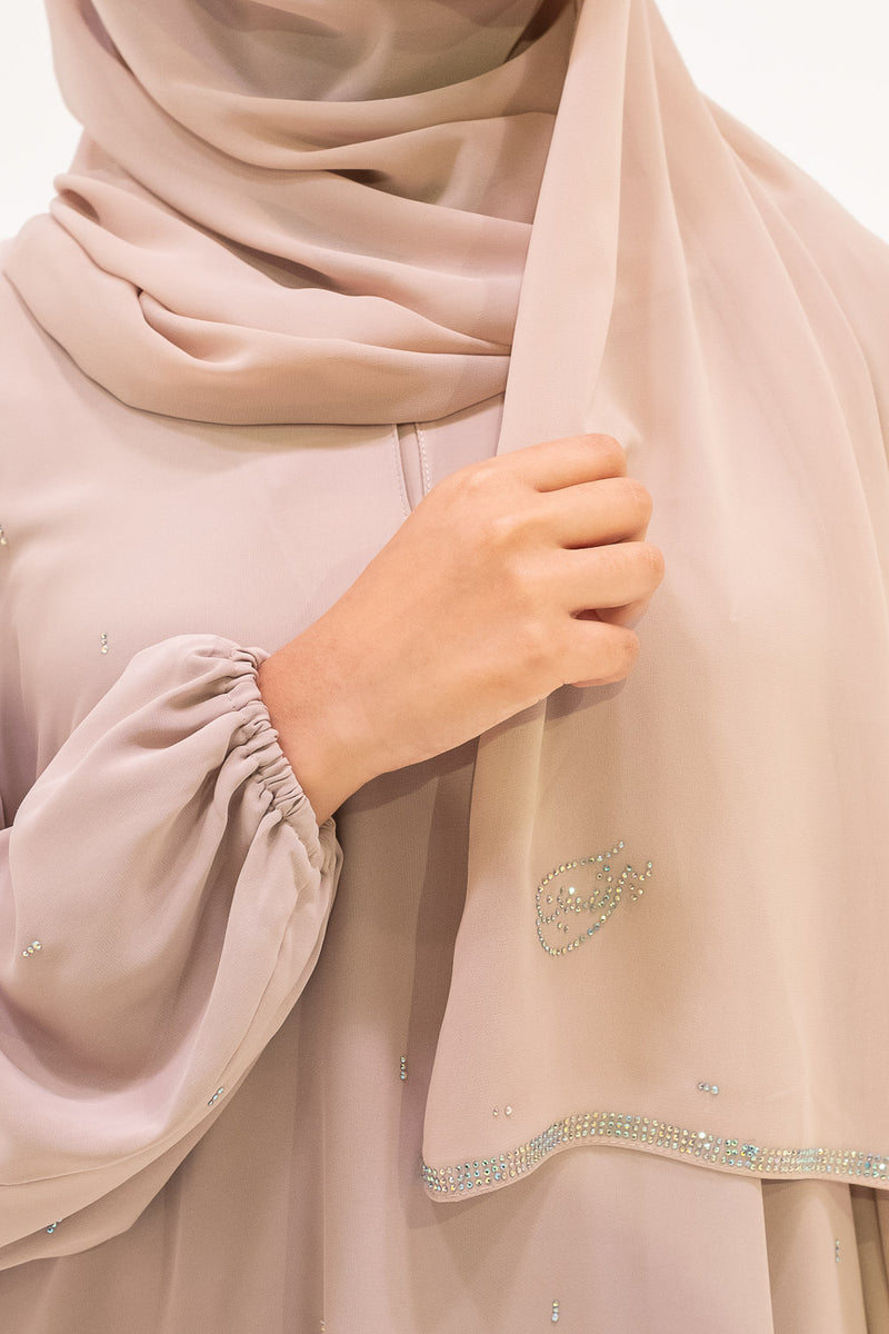 Geenani Abaya - Pale Pink