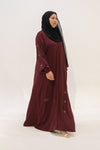 Omani Abaya - Maroon