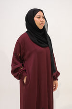 Omani Abaya - Maroon