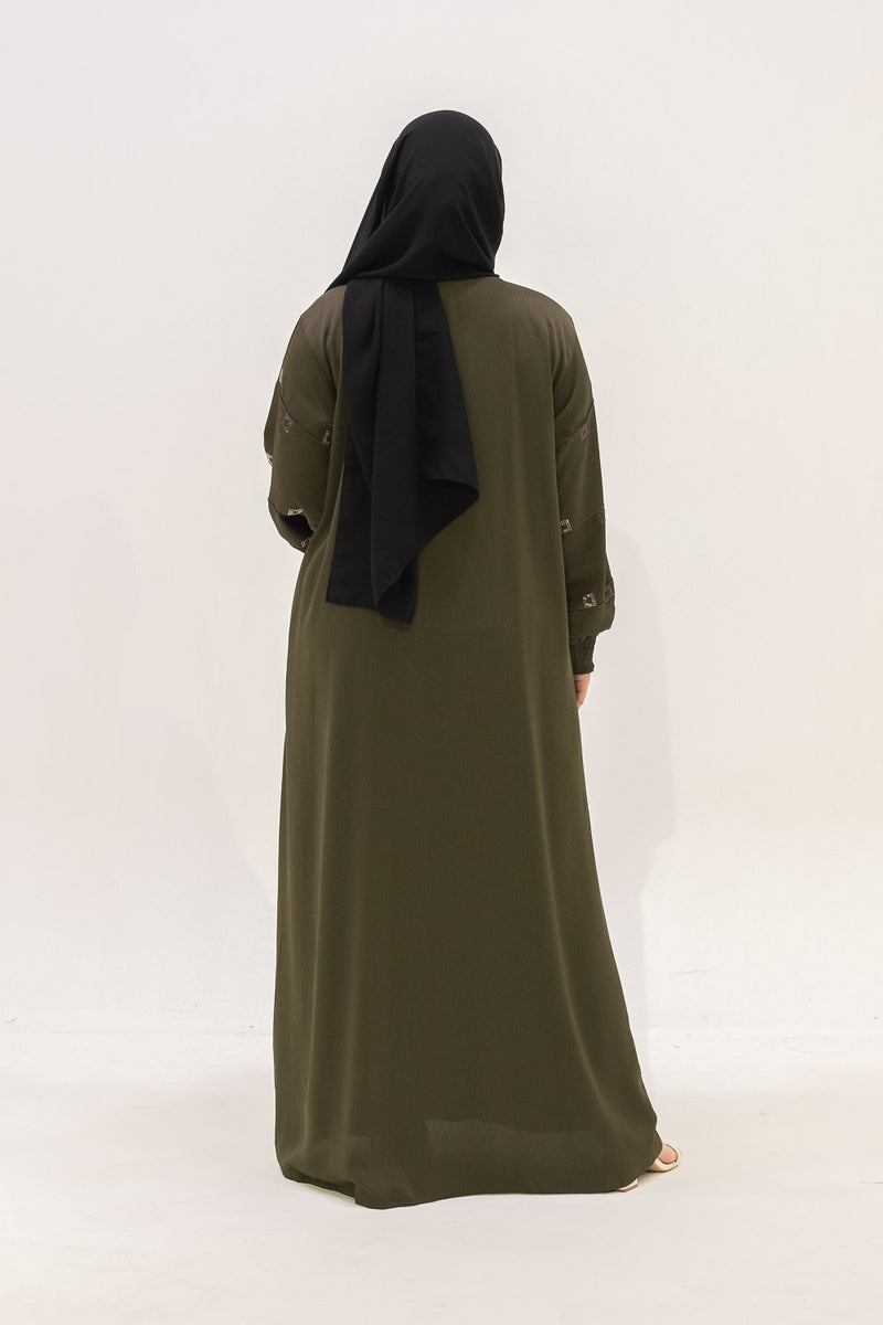 Omani Abaya - Olive