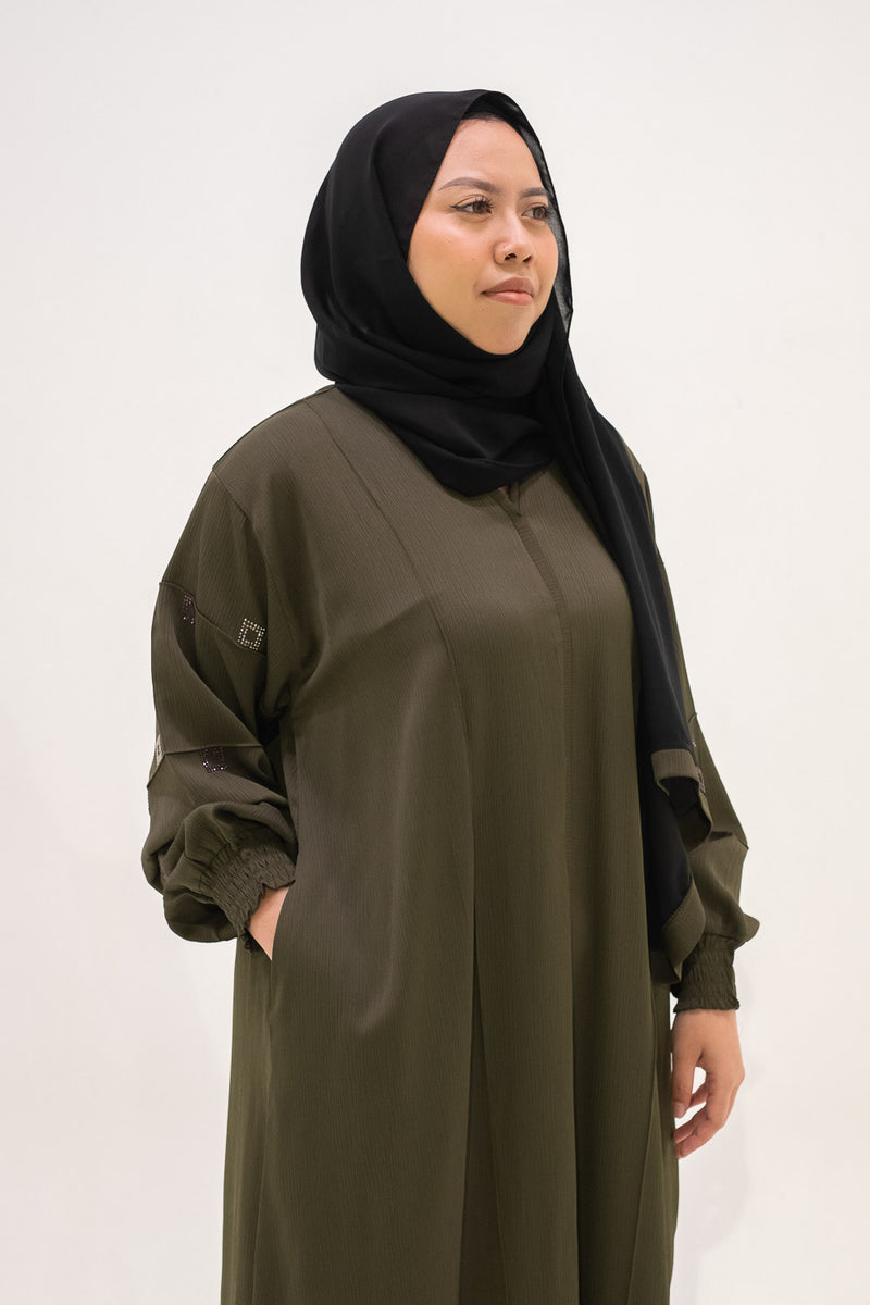 Omani Abaya - Olive