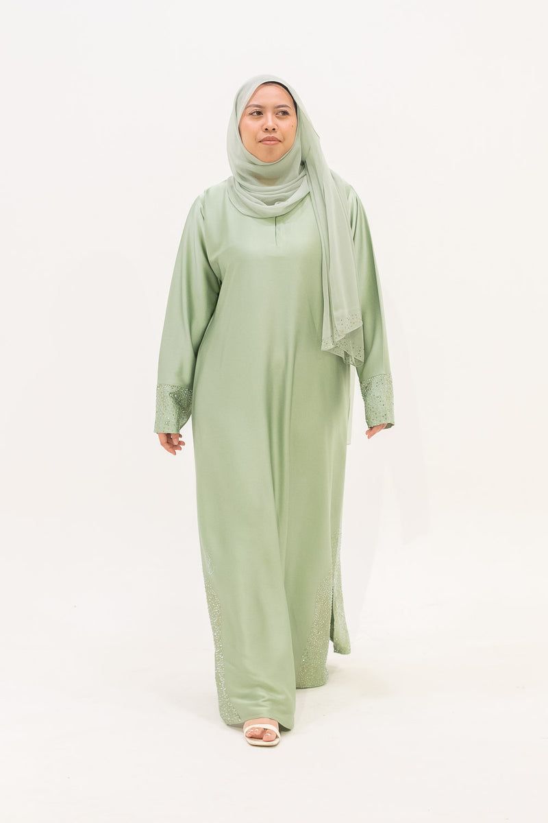 Fariba Abaya - Pastel Green