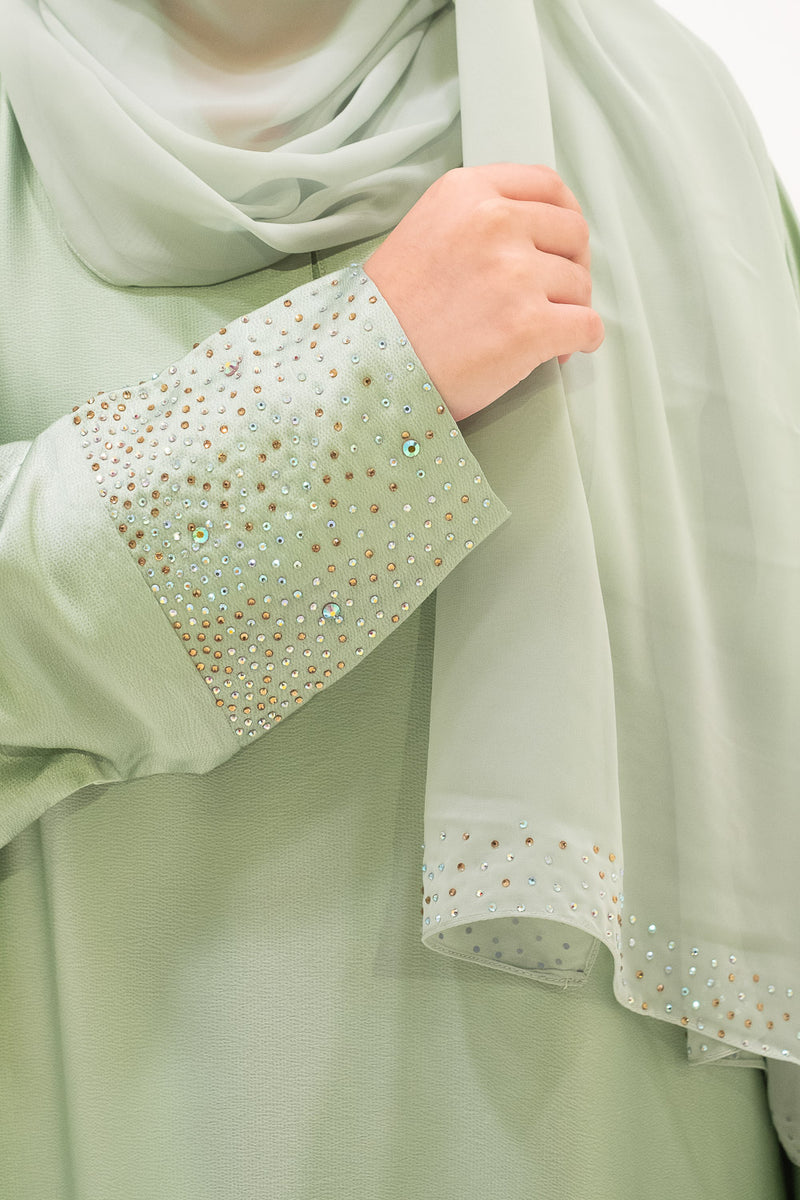 Fariba Abaya - Pastel Green