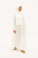 Sharqia Abaya - Pure White