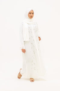 Sharqia Abaya - Pure White