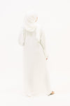 Sharqia Abaya - Pure White